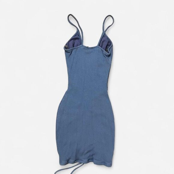 Windsor get drawn blue ruched mini dress - Picture 4 of 4